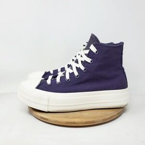 Converse Chuck Taylor All Star Lift Shoes‎ Womens 6.5 Purple Platform Sneaker